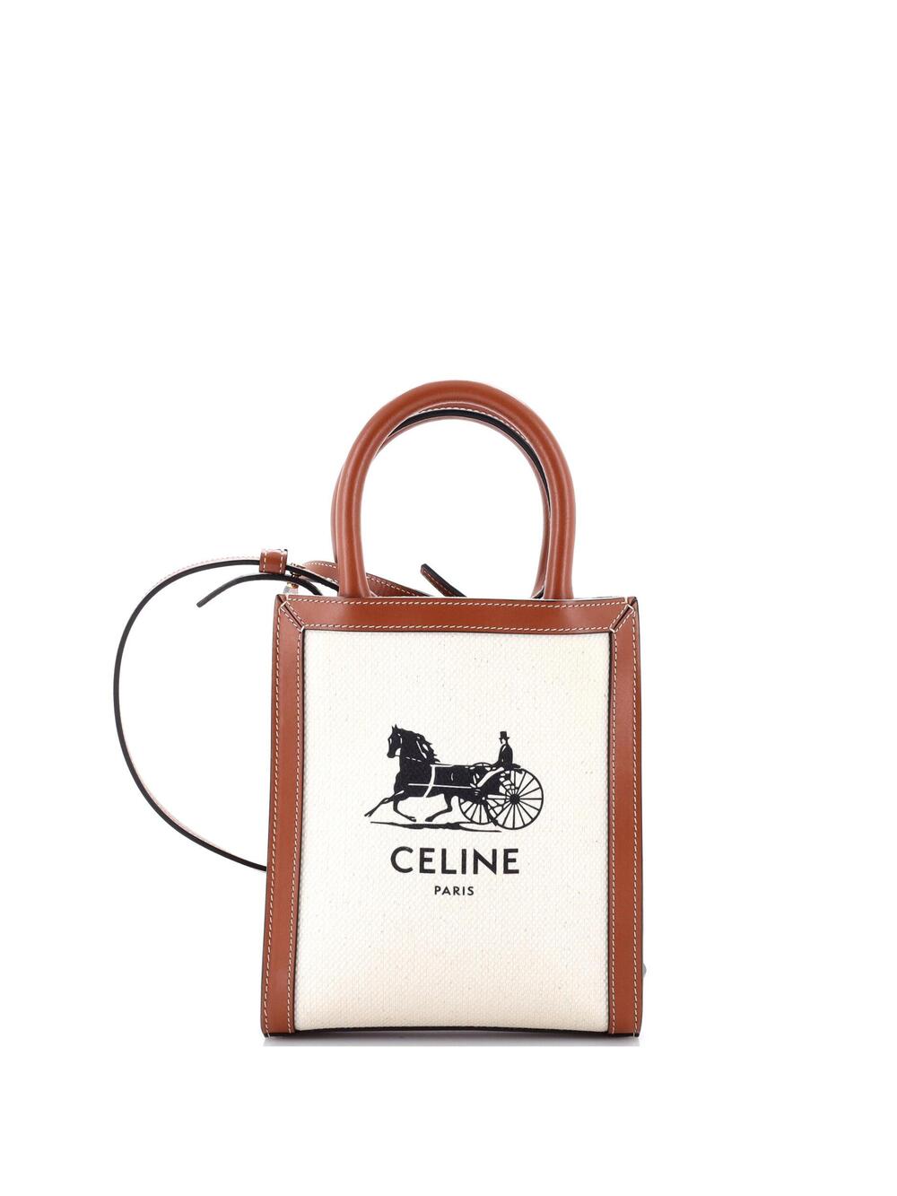 Celine Sulky Vertical Cabas Tote Canvas #364853C10B
